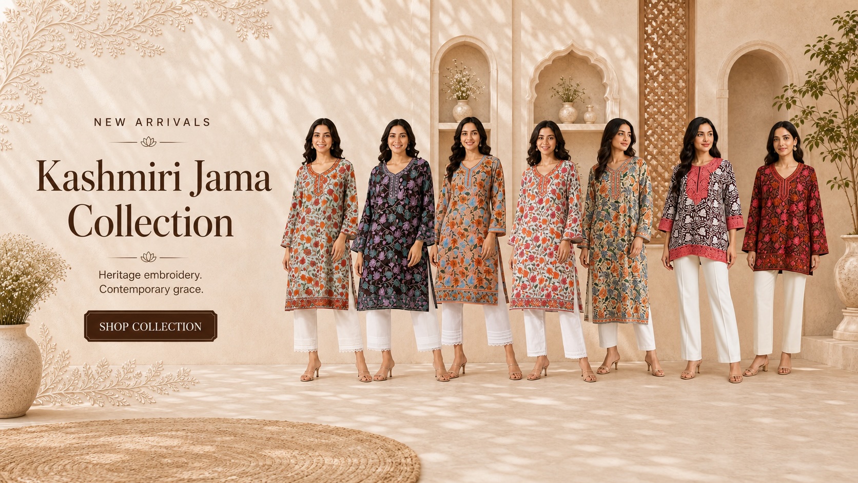 Ashu Trends Kashmiri Jama collection