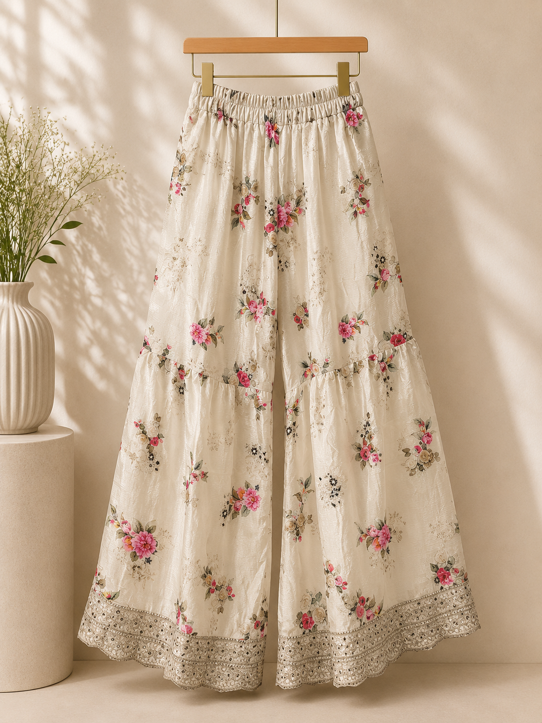 Ivory Rose Kaftan Set view 3