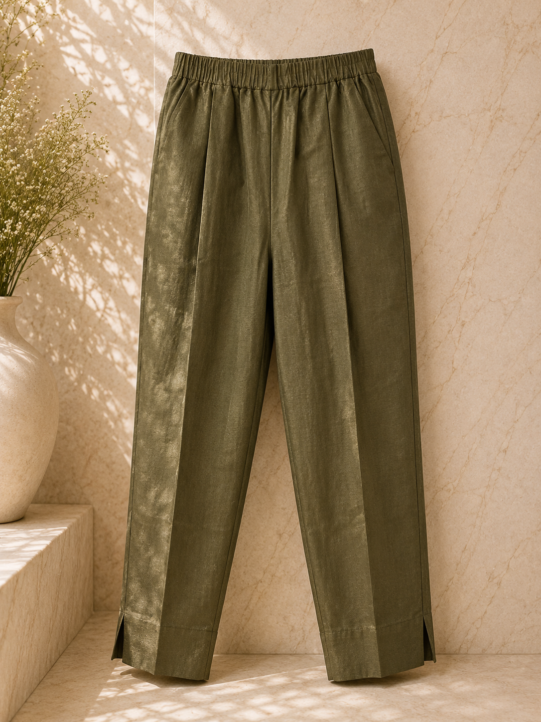 Olive Heritage Muslin Set view 4
