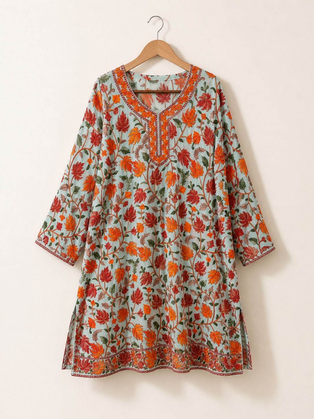 Chinnar Garden Kashmiri Jama Long Kurta view 2