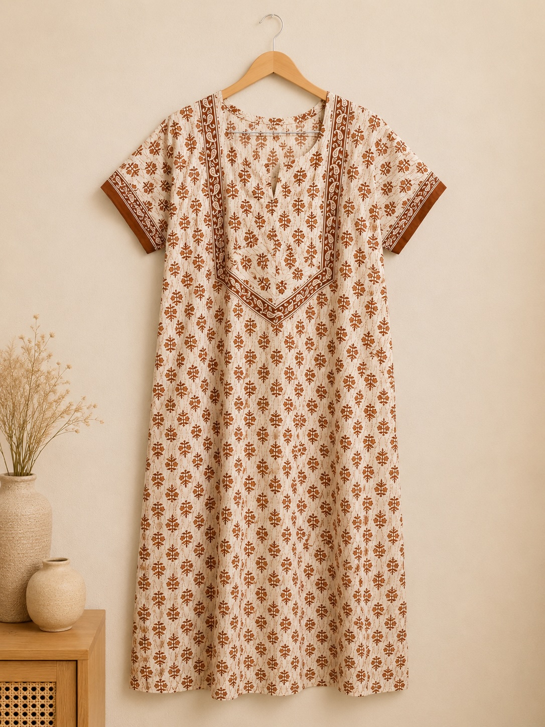 Desert Bloom PTD Long Cotton Nightdress view 2