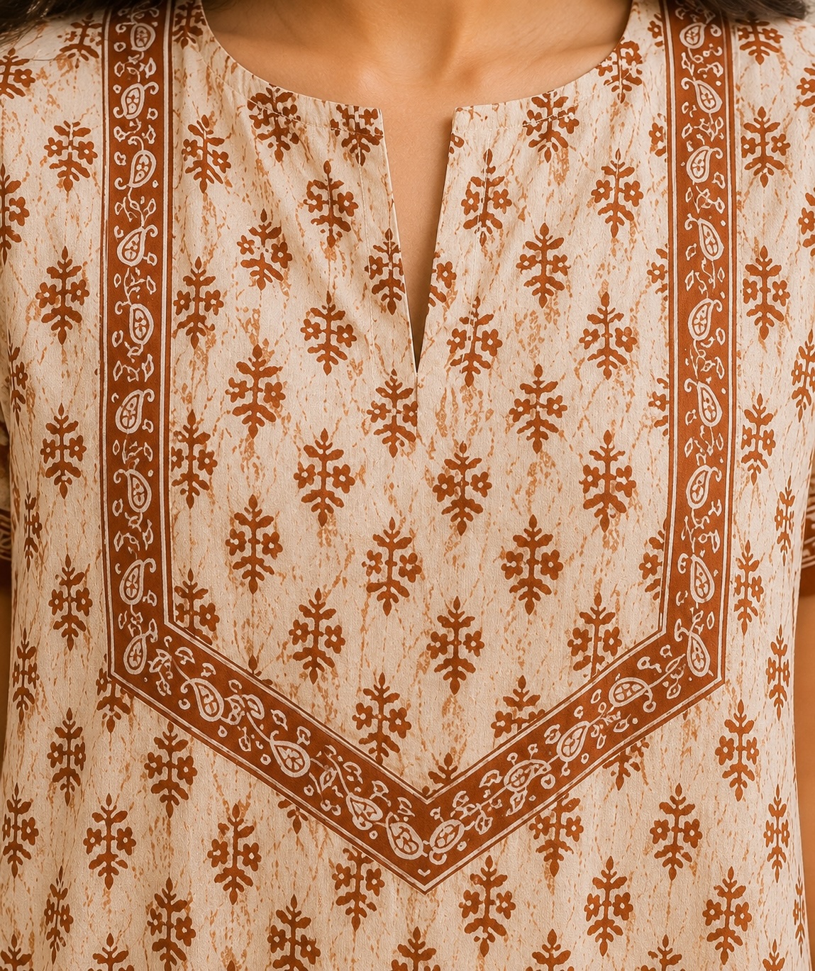 Desert Bloom PTD Long Cotton Nightdress view 3
