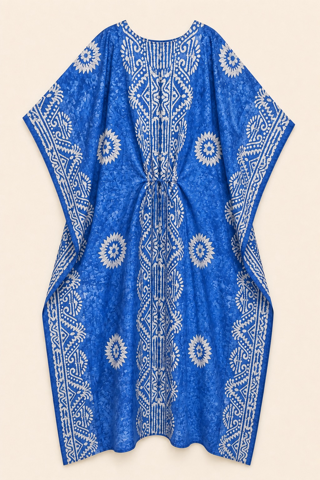 Ocean Blue Batik Kaftan Long Nighty view 2